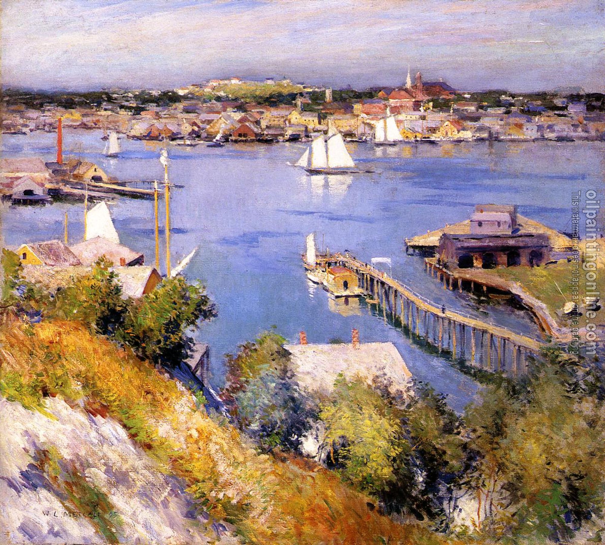 Willard Leroy Metcalf - Gloucester Harbor